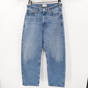 Citizens of Humanity Miro Barrel Leg Jeans womens 27 in Pacifica Blue high rise